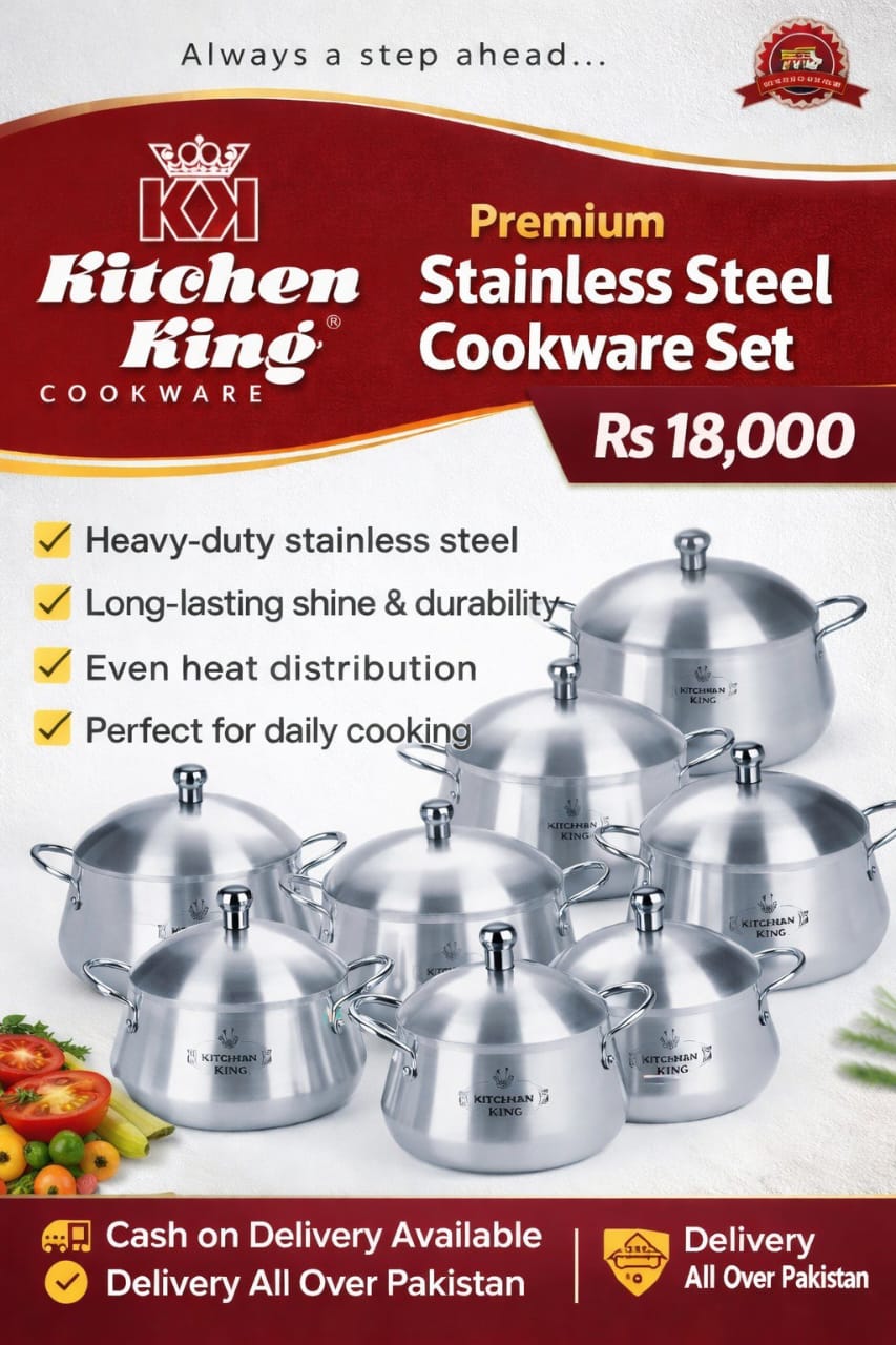 WhatsApp Image 2026-07-06 at 12.09.03 PM 🔥 Hot Deal – Kitchen King Julia Cookware Set 🔥 - Image 1