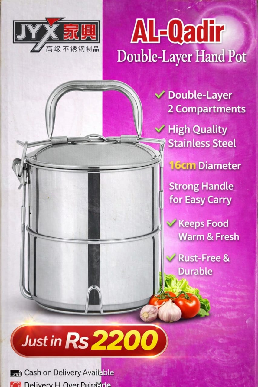 WhatsApp Image 2026-07-06 at 12.25.46 PM 🔥 Hot Deal – AL-Qadir Double Layer Hand Pot 🔥 - Image 1